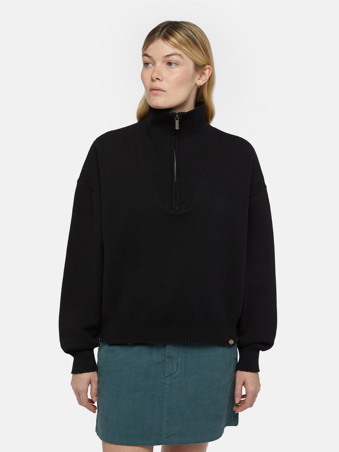 Светри та кардигани Dickies East Helena Gerippter Mit 1/4 модель DK0A864PBLK1 Фото