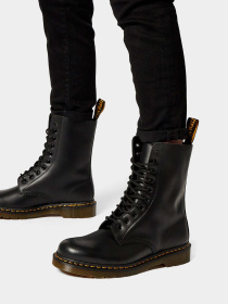 Черевики та чоботи DR. MARTENS модель 11857001 1490 Black Smooth Фото