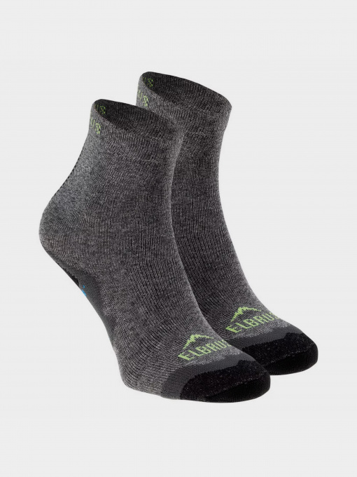 Носки и гольфы Elbrus Yine модель YINE JR-GREY/BLACK/LIME Фото