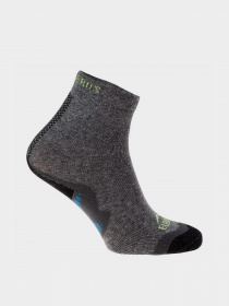 Шкарпетки та гольфи Elbrus Yine модель YINE JR-GREY/BLACK/LIME Фото