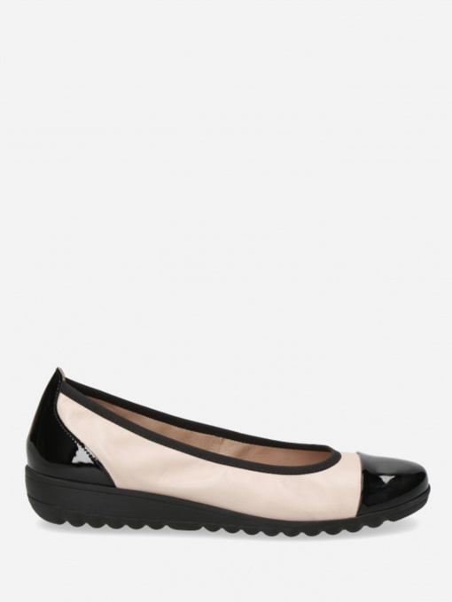 Туфли и лоферы Caprice модель 9-9-22103-26 415 BEIGE/BLACK Фото