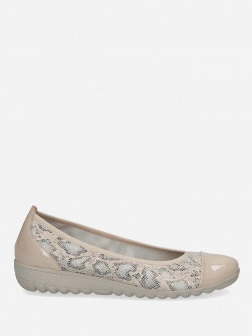 Туфли и лоферы Caprice модель 9-9-22103-26 493 BEIGE SNAKE CO Фото