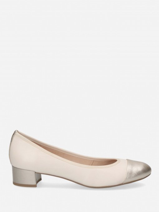 Туфлі та лофери Caprice модель 9-9-22300-26 491 CREAM/LT GOLD Фото