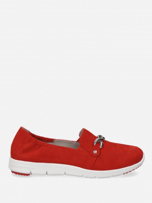 Слипоны и мокасины Caprice модель 9-9-24752-26 524 RED SUEDE Фото