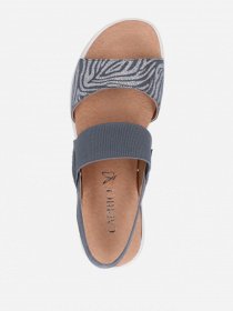 Босоніжки Caprice модель 9-9-28306-26 849  JEANS METALLIC Фото
