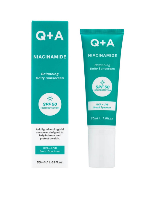 Солнцезащитный крем для лица Niacinamide Balancing Q+A модель 5060486267866 Фото