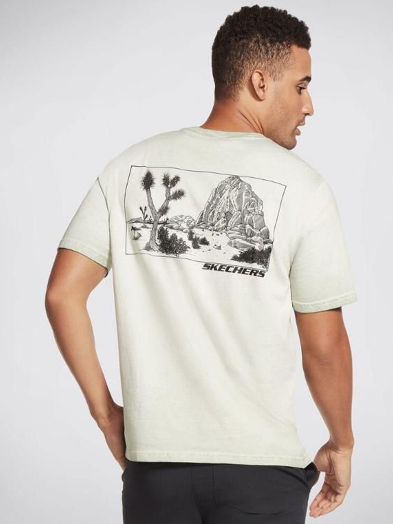 Футболки и поло Skechers Washed Desert Crew модель M1TS159 GYMN Футболки и поло Skechers Washed Desert Crew модель M1TS159 GYMN Фото