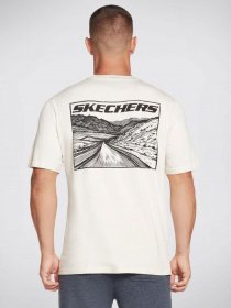 Футболки и поло Skechers Washed Road Crew модель M1TS162 LTTN Фото