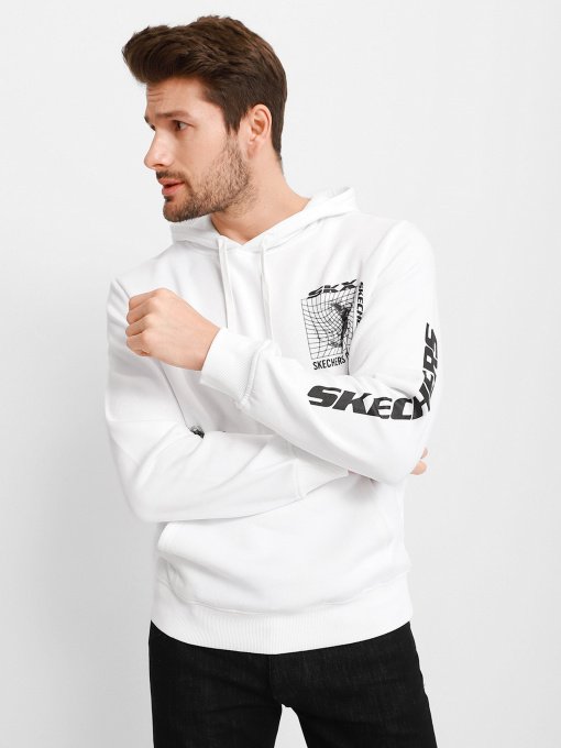 Худі та світшоти Skechers SKX Global модель MHD44 WHT Фото