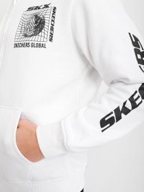 Худі та світшоти Skechers SKX Global модель MHD44 WHT Фото