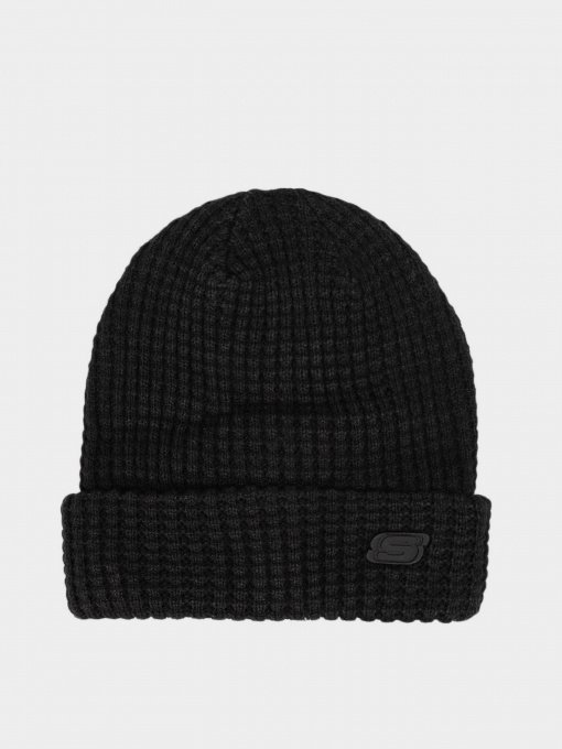 Шапки и кепки Skechers Waffle Knit Beanie Hat модель SMK1015BLK Фото