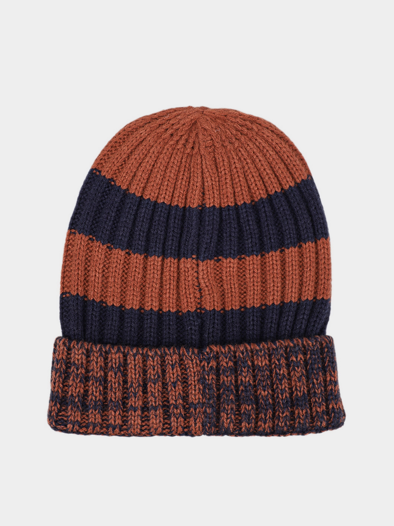 Шапки и кепки Skechers Marled Stripe Beanie Hat модель SMK1011BRN Фото