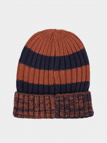 Шапки и кепки Skechers Marled Stripe Beanie Hat модель SMK1011BRN Фото