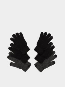 Перчатки и варежки Skechers 3 Pack Magic Gloves модель SMK3120BLK Фото