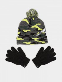 Шапки та кепки Skechers Dino Lightup Hat and Gloves Set модель SBK6047MUL Фото