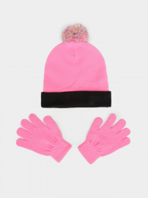 Шапки та кепки Skechers Magical Light-Up Hat and Gloves Set модель SGK6024PINK Фото