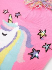 Шапки та кепки Skechers Magical Light-Up Hat and Gloves Set модель SGK6024PINK Фото