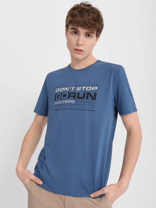 Футболки и поло Skechers Don't Stop Go Run модель M3TS284 BLU Фото