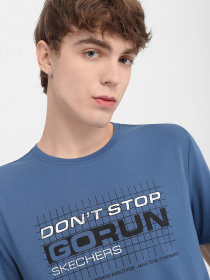 Футболки и поло Skechers Don't Stop Go Run модель M3TS284 BLU Фото