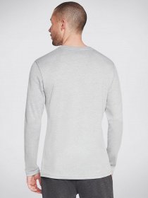 Худі та світшоти Skechers Apparel GOknit Pique Henley модель M3LT159 LTGY Фото