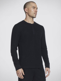 Худі та світшоти Skechers GO Knit Waffle Henley модель LT18 BLK Фото