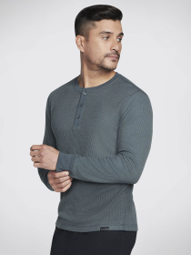 Худі та світшоти Skechers Go Knit Waffle Henley модель LT18 GNBK Фото