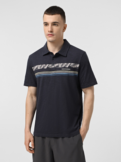 Футболки и поло Skechers TROPICAL BREEZE STRIPE POLO модель TP105 CCNV Фото
