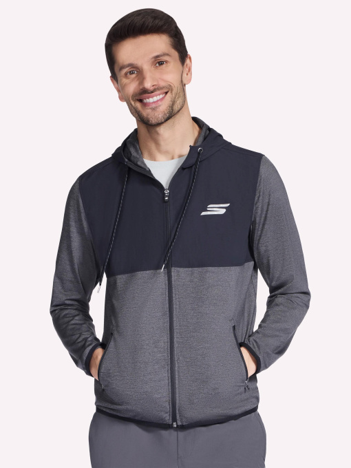 Худи и свитшоты Skechers HK WEEKEND FZ HOODIE модель JA319HK BKCC Фото