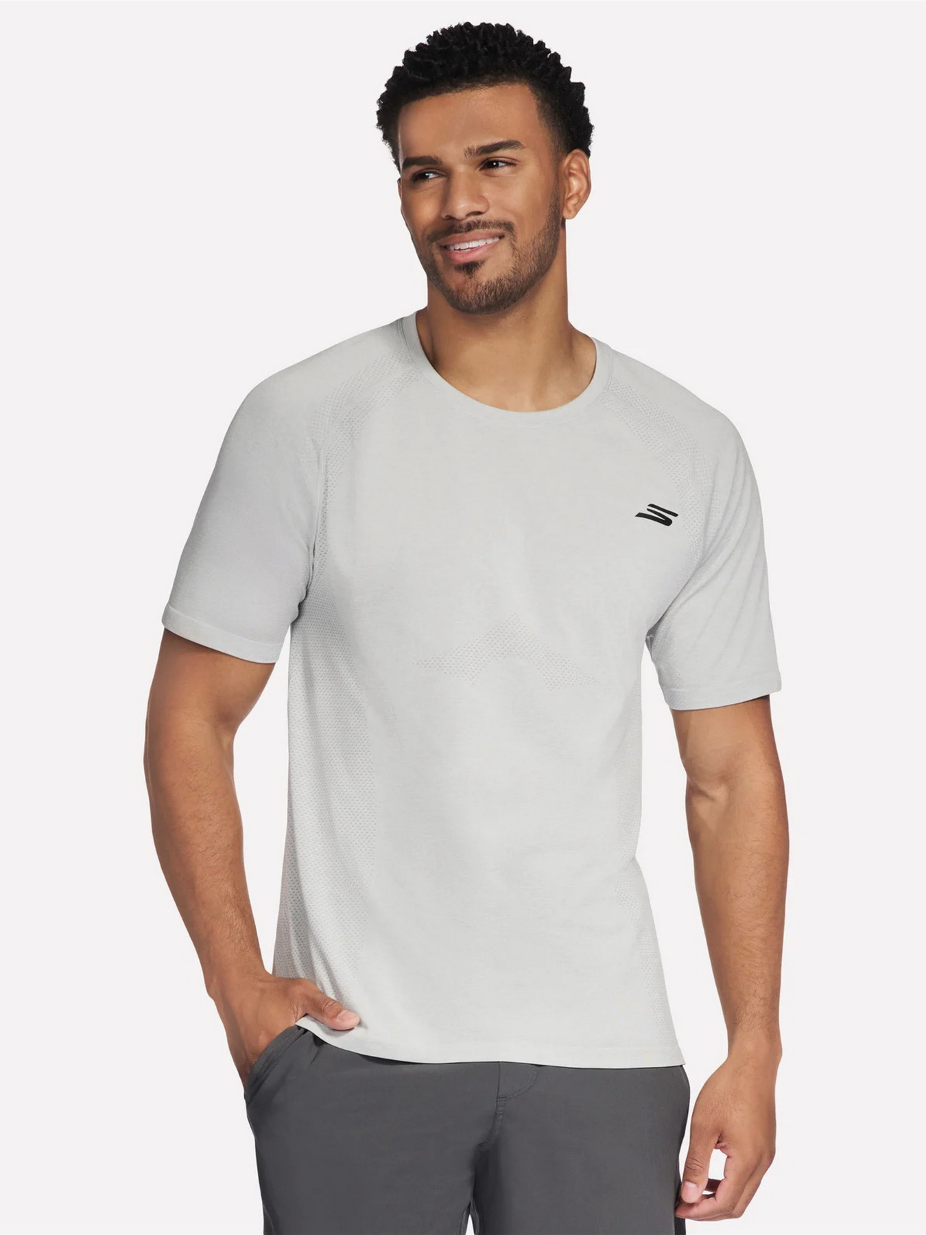 Футболки и поло Skechers RAGLAN SEAMLESS TEE модель TS259 LGY Футболки и поло Skechers RAGLAN SEAMLESS TEE модель TS259 LGY Фото
