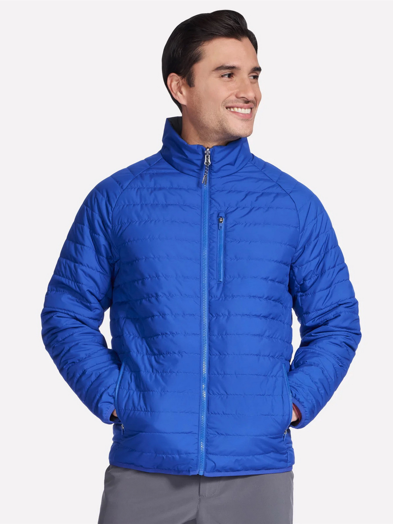 Куртки и дубленки Skechers GOSHIELD ALTITUDE REVERSIBLE J модель JA139 BLU Фото