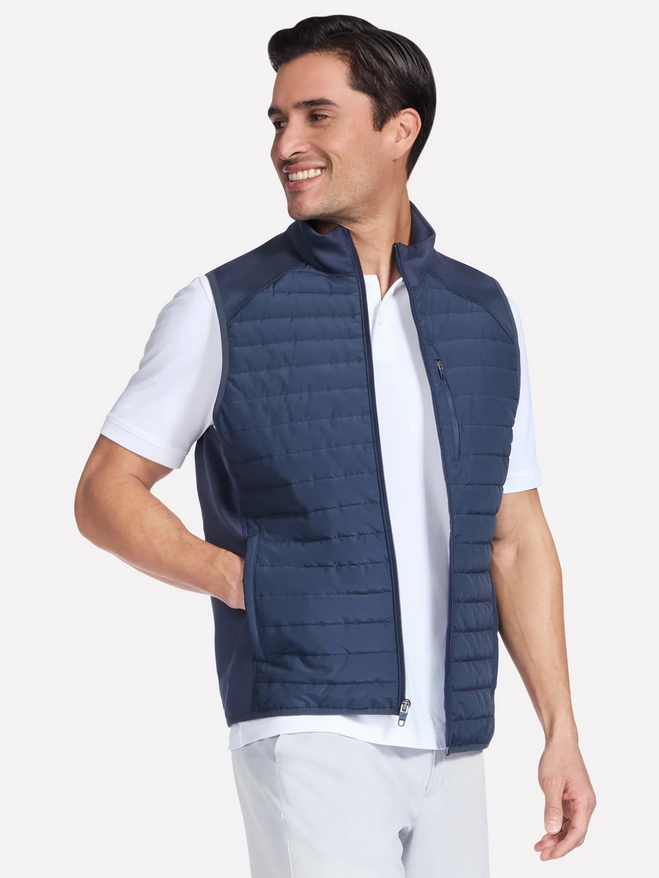 Куртки и дубленки Skechers GOSHIELD HYBRID VEST модель JA226 CCNV Фото