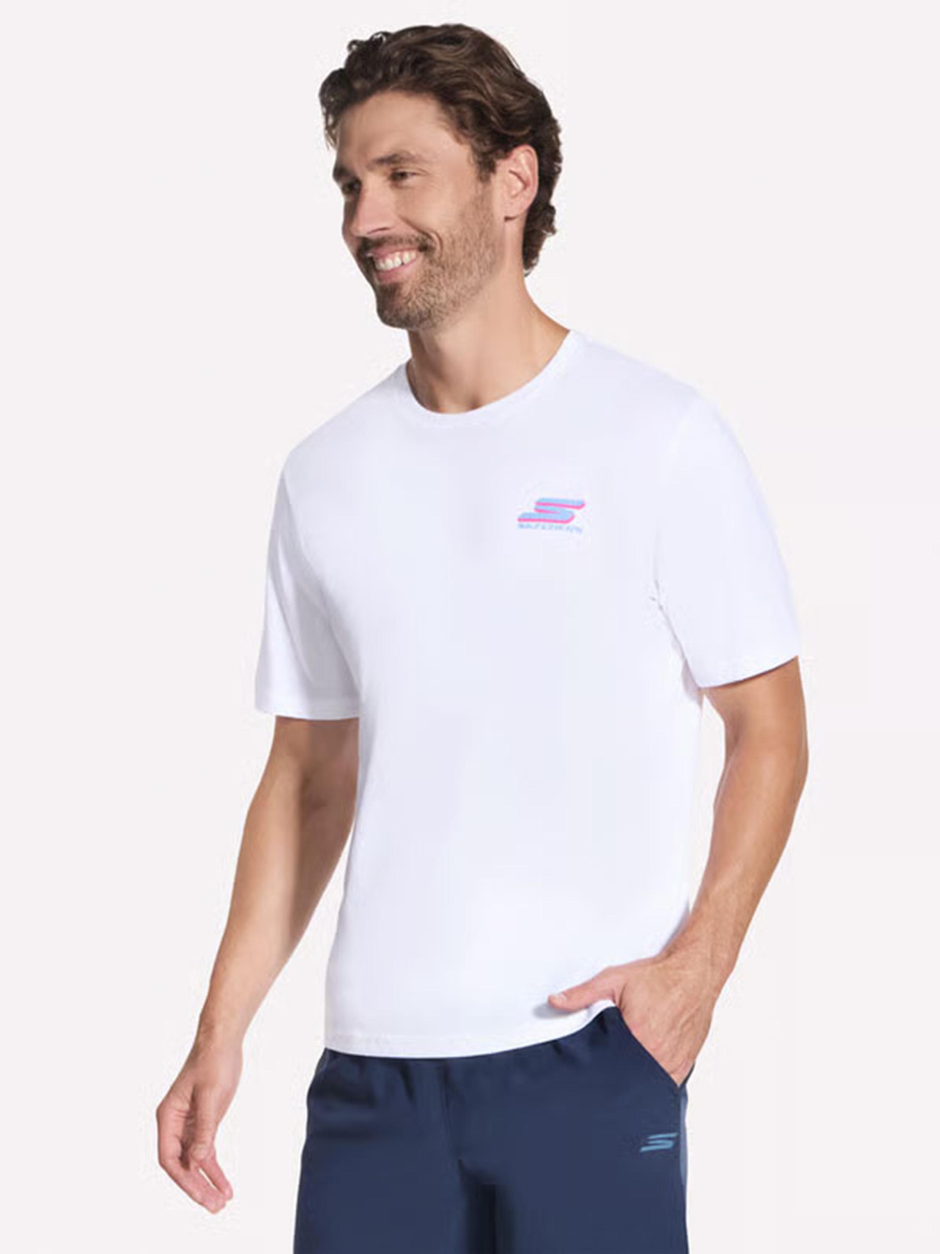 Футболки и поло Skechers SKECHERS BREAK TEE модель TS327 WHT Фото