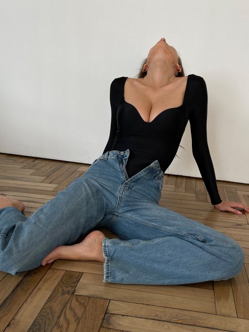 Боди и корсеты Fox lingerie модель 2022bodyslimblackpushlong Фото