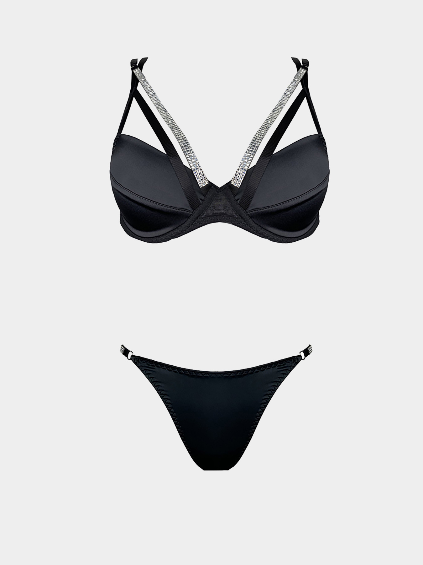 Нижнее белье Fox lingerie модель 2022sexygameblackbra Фото