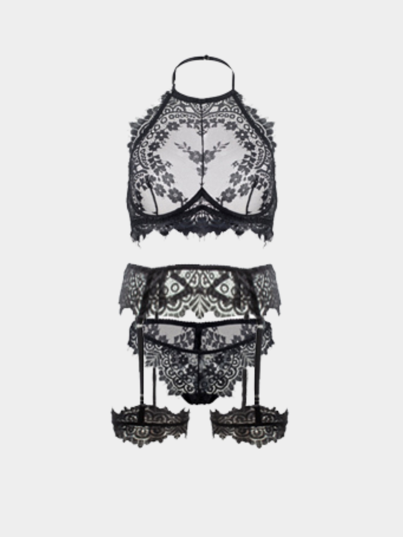 Нижнее белье Fox lingerie модель 2022sexygameblackpan Фото