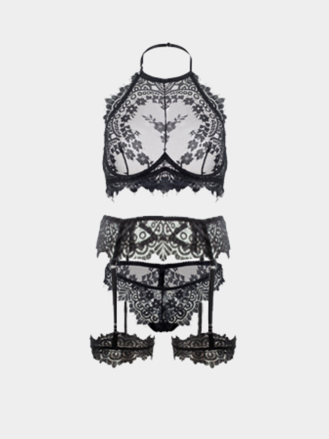 Нижнее белье Fox lingerie модель 2022blackbridepan Фото