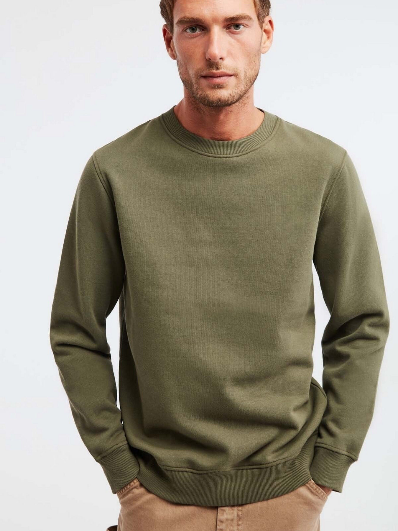 Худі та світшоти Grimelange Travis модель TRAVIS11032021/Khaki Худі та світшоти Grimelange Travis модель TRAVIS11032021/Khaki Фото