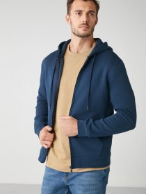 Худі та світшоти Grimelange Insider модель INSIDER01092022/Navy Blue Фото
