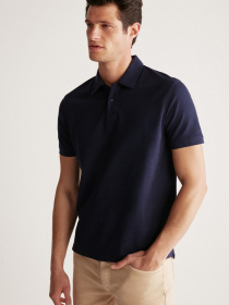 Футболки и поло Grimelange Laporte модель LAPORTE01042023/Navy Blue Фото