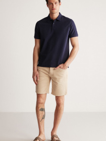 Футболки и поло Grimelange Laporte модель LAPORTE01042023/Navy Blue Фото
