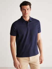 Футболки и поло Grimelange Laporte модель LAPORTE01042023/Navy Blue Фото
