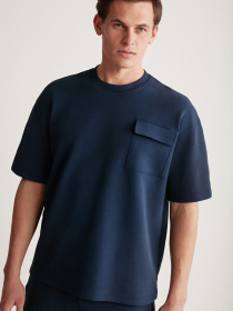 Футболки і поло Grimelange Artur модель ARTUR01042023/Navy Blue Фото