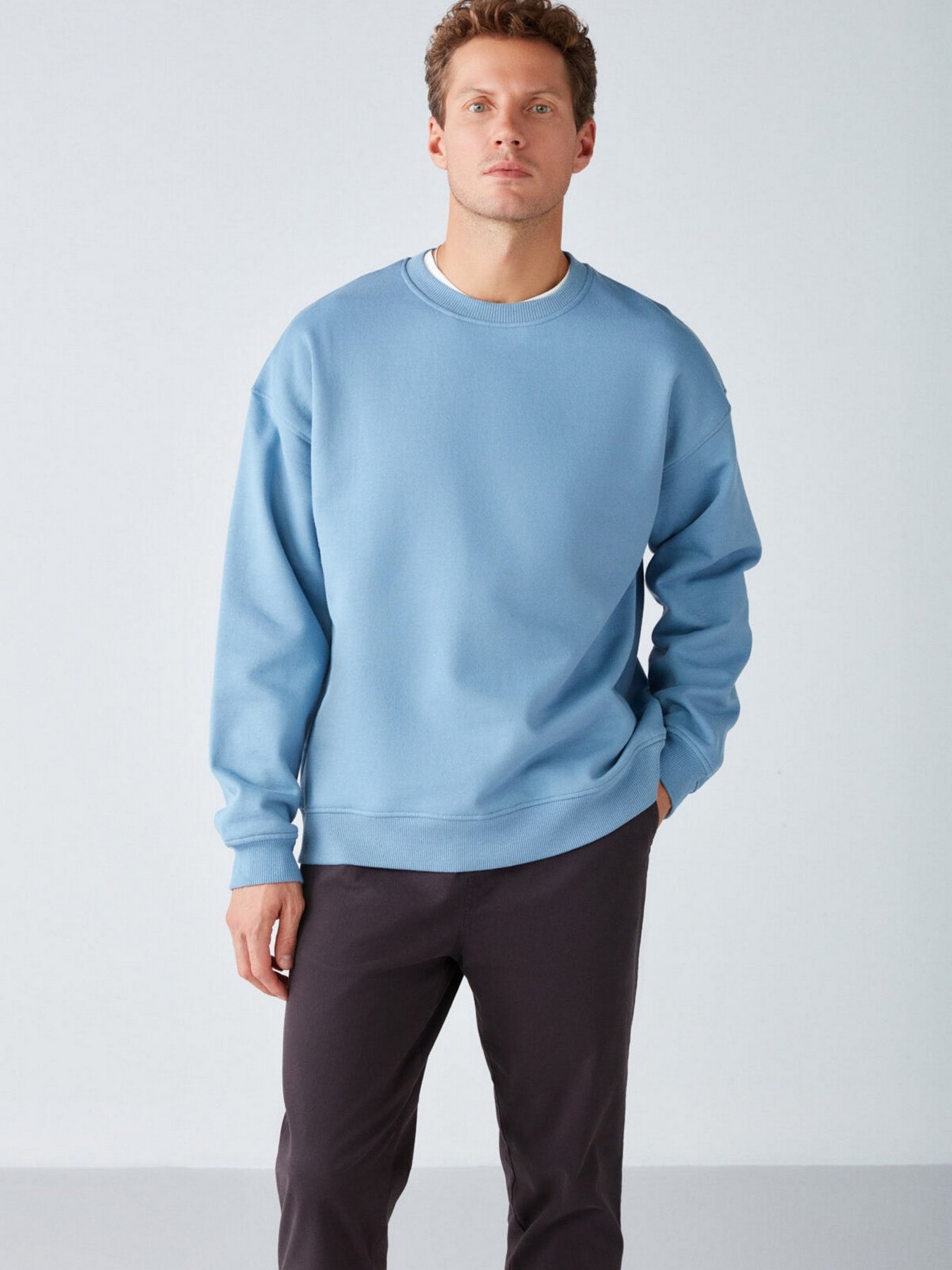 Худі та світшоти Grimelange Stephan модель STEPHAN01092022/Blue Худі та світшоти Grimelange Stephan модель STEPHAN01092022/Blue Фото