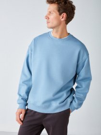 Худі та світшоти Grimelange Stephan модель STEPHAN01092022/Blue Фото