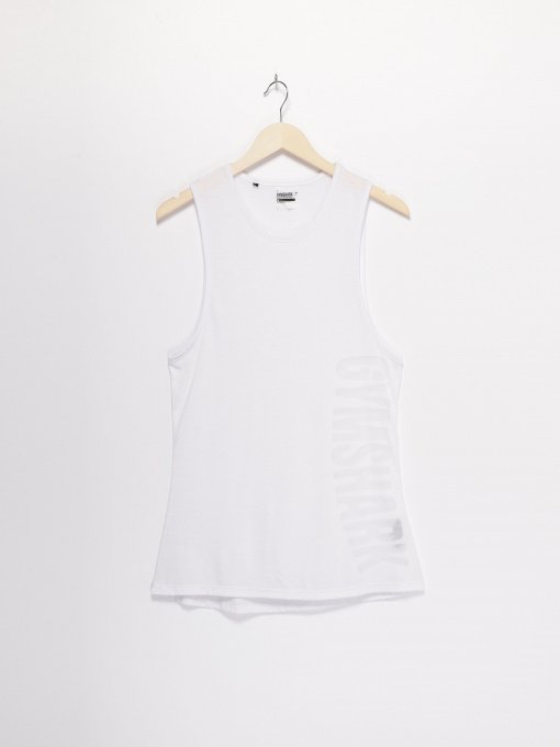 Футболки и поло Gymshark модель GLVT035_білий Фото