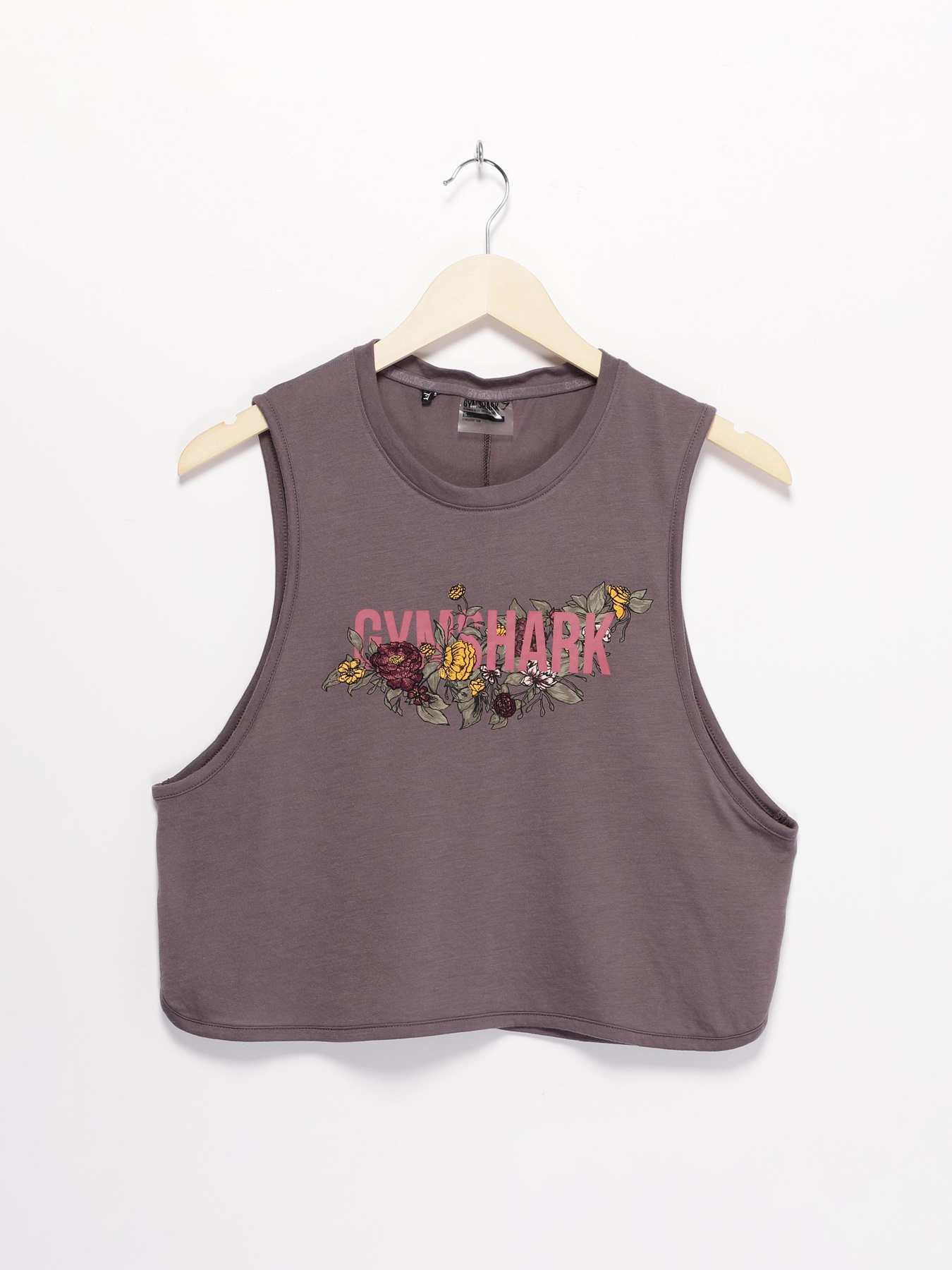 Футболки і поло Gymshark модель GLVT1862_т.сірий комб. Футболки і поло Gymshark модель GLVT1862_т.сірий комб. Фото