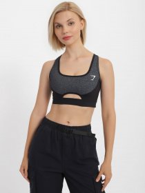 Футболки і поло Gymshark модель GLSB022_сірий комб. Фото