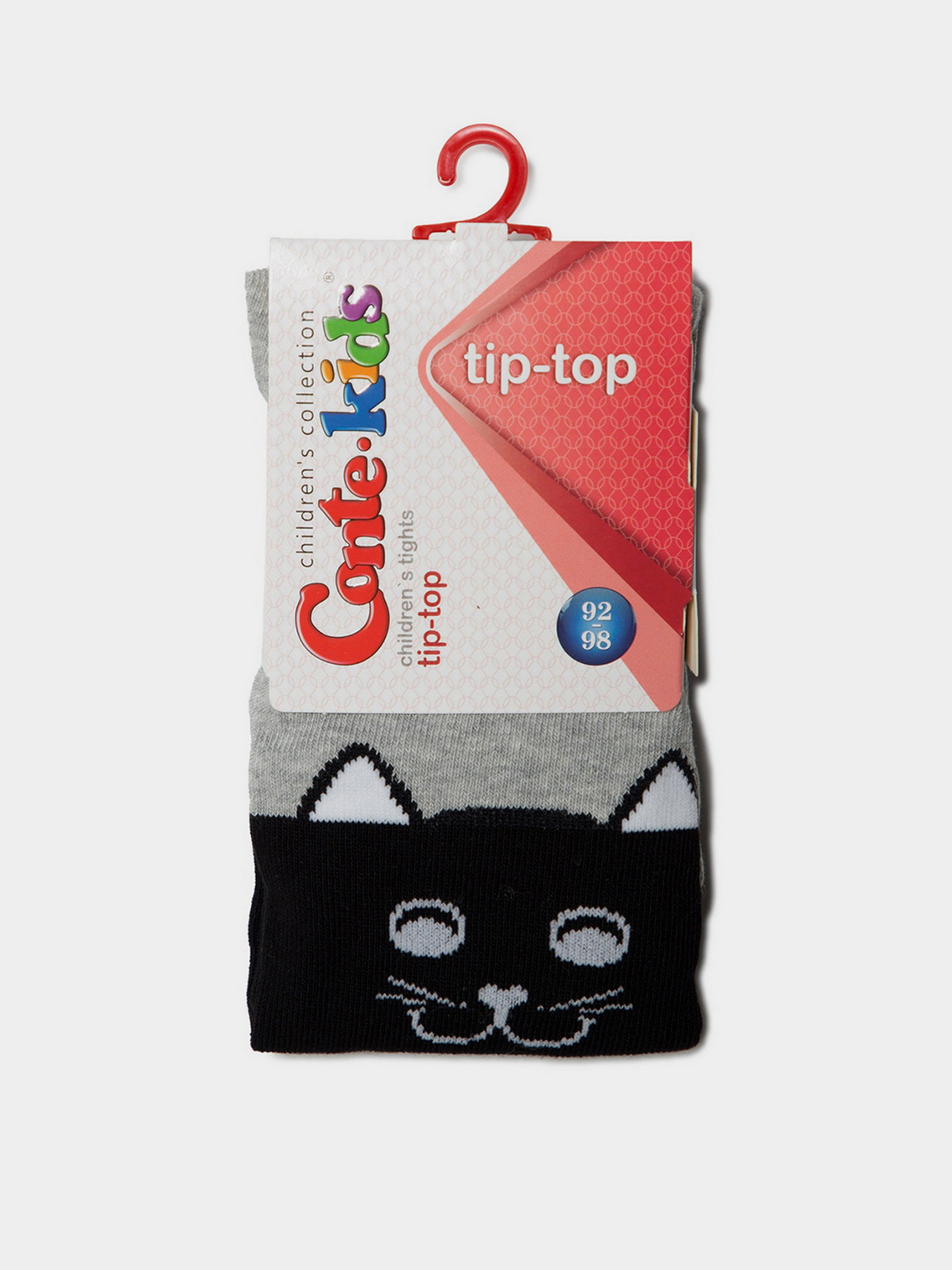 Колготи Conte Kids модель 4С-06 СП 466 чорний-сірий Фото