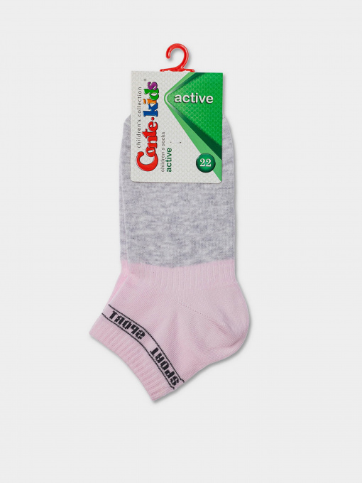 Носки и гольфы Conte Kids модель 13С-34СП 510 світло-рожевий-сірий Фото