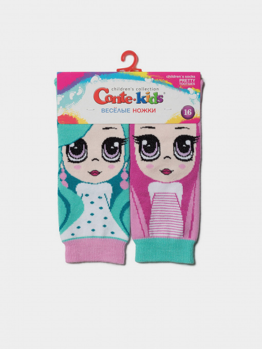 Носки и гольфы Conte Kids модель 17С-10СП 463 мальва-бірюза Фото